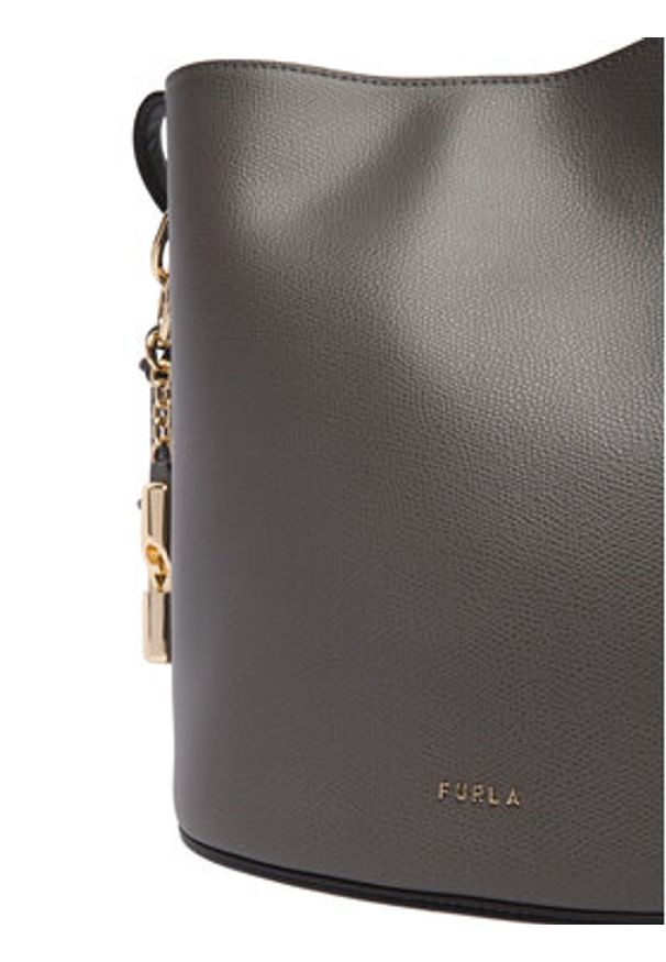 Furla Torebka Roxie S WB01875 ARE000 CN 4283S Szary. Kolor: szary. Materiał: skórzane