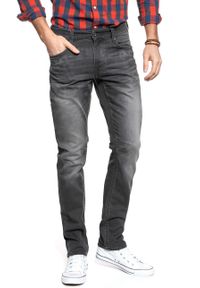 Mustang - SPODNIE MĘSKIE MUSTANG Oregon Tapered K DENIM BLACK 1006793 4000 883 #1