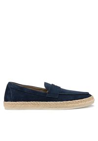 Geox Espadryle U Costuni U55MRA 00022 C4064 Granatowy. Kolor: niebieski. Materiał: skóra, zamsz