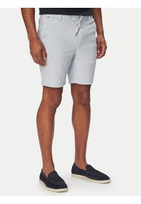 BOSS Szorty materiałowe Kane1 50557537 Niebieski jasny Regular Fit. Kolor: niebieski. Materiał: syntetyk, len #1