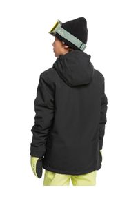 Quiksilver - Kurtka śnieżna dla Chłopcy MORTON. Kolor: czarny. Materiał: poliester, materiał. Sezon: zima. Sport: narciarstwo