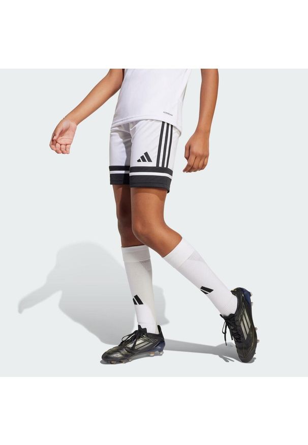 Adidas - Szorty Squadra 25 Kids. Kolor: czarny, biały, wielokolorowy. Materiał: materiał. Sport: piłka nożna