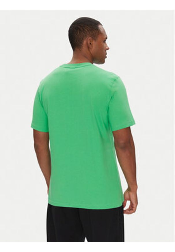Adidas - adidas T-Shirt Trefoil Essentials JN0235 Zielony Regular Fit. Kolor: zielony. Materiał: bawełna
