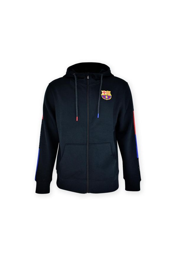 Bluza dziecięca FC Barcelona 2024-25 w kolorze czarnym. Kolor: wielokolorowy. Sezon: lato. Sport: piłka nożna