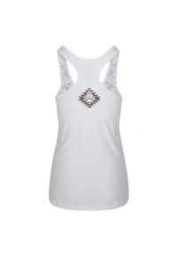 Top damski Kilpi NICA-W bawełniany. Kolor: biały. Materiał: bawełna. Sport: turystyka piesza #2