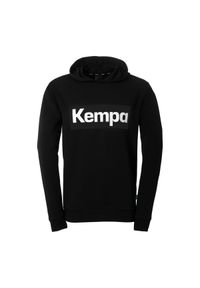 KEMPA - Bluza z kapturem dla dzieci Kempa Promo. Typ kołnierza: kaptur. Kolor: czarny. Sport: fitness #1