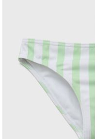 Roxy dwuczęściowy strój kąpielowy dziecięcy kolor zielony. Kolor: zielony. Materiał: poliester, dzianina. Rodzaj stanika: odpinane ramiączka #4