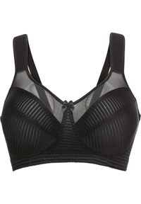 bonprix - Biustonosz minimizer bez fiszbinów z wyściełanymi ramiączkami. Kolor: czarny. Rodzaj stanika: wyściełane miseczki, różne sposoby noszenia #1