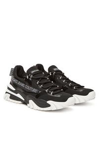 Versace Jeans Couture Sneakersy 78YA3SI8 Czarny. Kolor: czarny. Materiał: skóra #4
