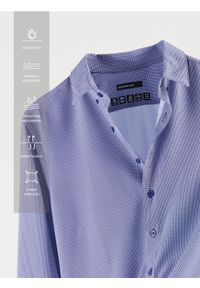 Reserved - Koszula slim fit - granatowy. Kolor: niebieski. Materiał: tkanina