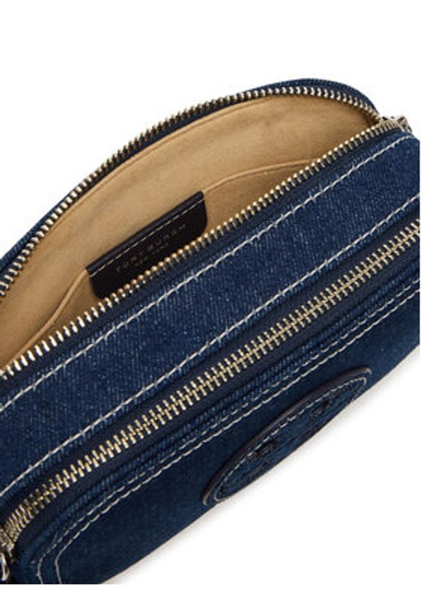 Tory Burch Torebka Mini Miller 169246 Granatowy. Kolor: niebieski