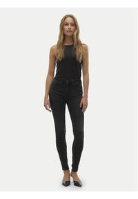 Vero Moda Jeansy Flash 10298722 Czarny Skinny Fit. Kolor: czarny