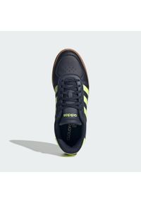 Adidas - Buty Breaknet Sleek. Kolor: żółty, zielony, niebieski, wielokolorowy, brązowy. Wzór: gładki. Styl: sportowy