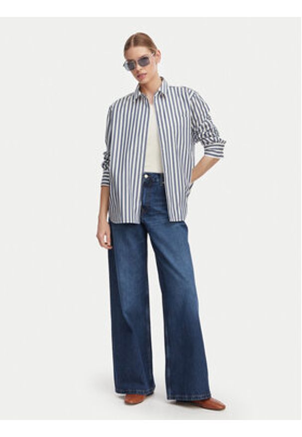 TOMMY HILFIGER - Tommy Hilfiger Koszula WW0WW45612 Niebieski jasny. Kolor: niebieski. Materiał: bawełna