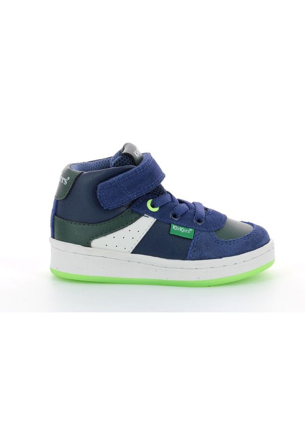 Kickers - Sneakersy dziecięce KICKERS BILBON BB. Kolor: niebieski. Sport: turystyka piesza