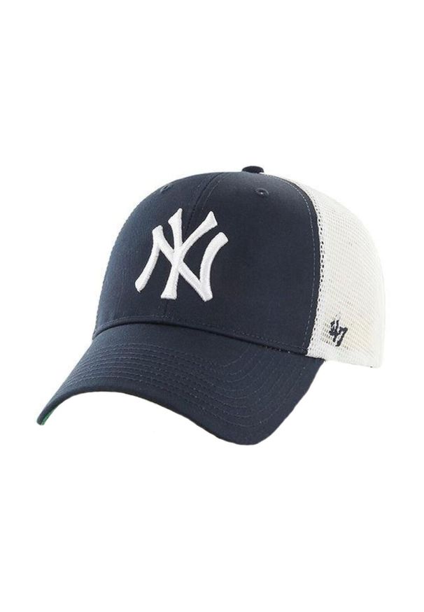 47 Brand - Czapka z daszkiem - Branson - New York Yankees - Regulowana - Dla dorosłych. Kolor: niebieski
