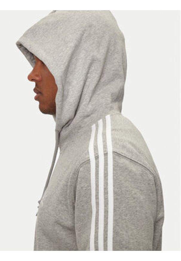 Adidas - adidas Bluza adicolor Classics 3-Stripes IL2496 Szary Regular Fit. Kolor: szary. Materiał: bawełna