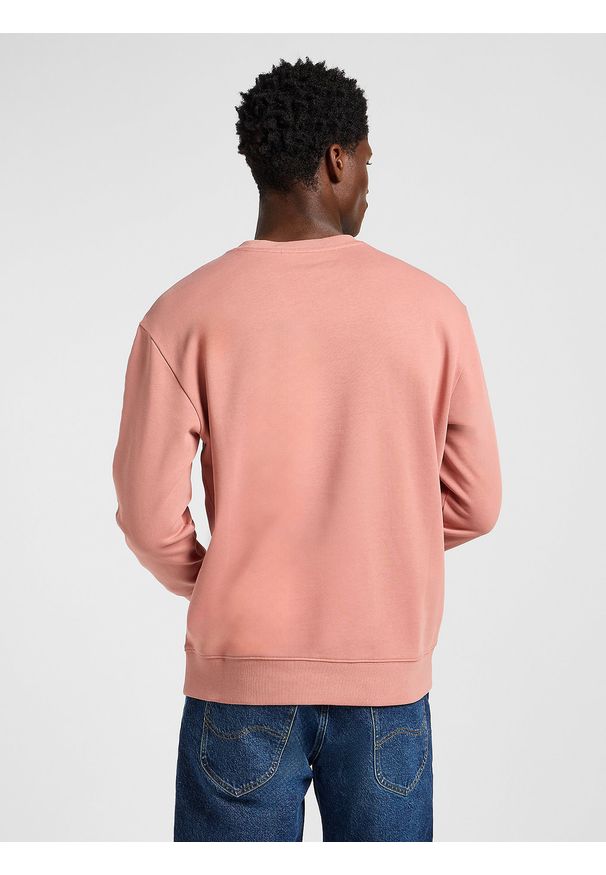 Lee - LEE MĘSKA BLUZA LEE WOBBLY LEE SWS SEPIA 112363888. Kolor: brązowy