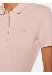 Lacoste Polo PF5462 Granatowy Slim Fit. Typ kołnierza: polo. Kolor: niebieski. Materiał: bawełna #4