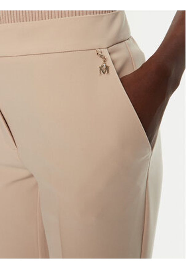 Marciano Guess Spodnie materiałowe 5RGB03 7115A Beżowy Slim Fit. Kolor: beżowy. Materiał: syntetyk