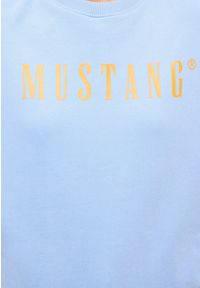 Mustang - DAMSKA BLUZA MUSTANG LOGO Aberdeen Placid Blue 1014960 5057 #3