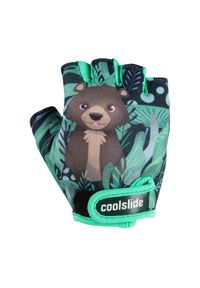 COOLSLIDE - Rękawiczki Bez Palców Dla Chłopców Forest Bear. Kolor: zielony, niebieski, wielokolorowy