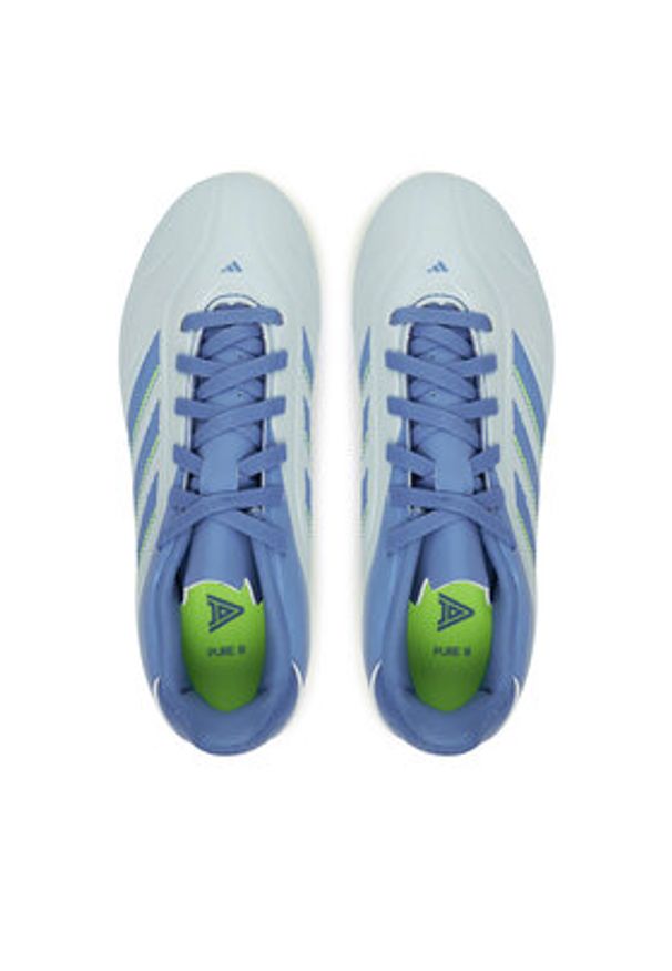 Adidas - adidas Buty do piłki nożnej Copa Pure 3 Club Firm/Multi-Ground IE1198 Niebieski. Kolor: niebieski. Materiał: skóra