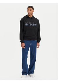Hugo - HUGO Bluza Nogudi 50549151 Czarny Regular Fit. Kolor: czarny. Materiał: bawełna