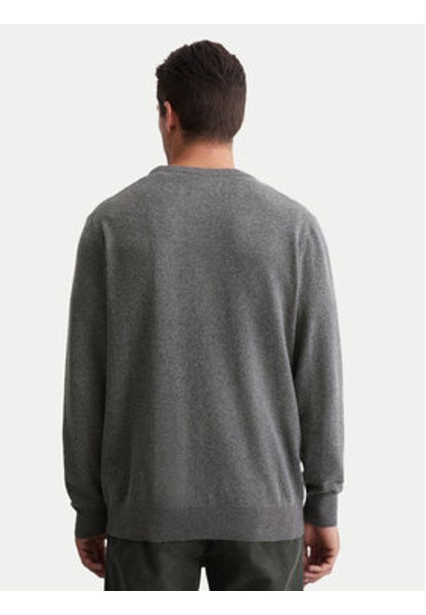 Marc O'Polo Sweter M29 5144 60504 Szary Regular Fit. Typ kołnierza: polo. Kolor: szary. Materiał: bawełna
