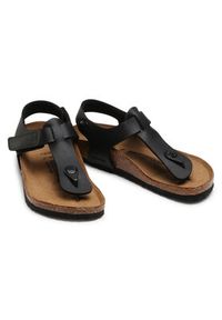 Birkenstock Sandały Kairo Hl Kids 1018750 Czarny. Kolor: czarny. Materiał: skóra