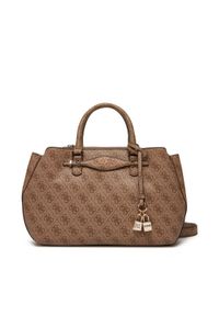 Guess Torebka Katya HWSG96 52060 Beżowy. Kolor: beżowy. Materiał: skórzane