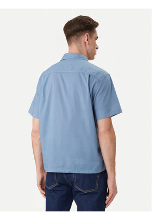 Guess Jeans Koszula M6GH61 WN861 Niebieski Regular Fit. Kolor: niebieski. Materiał: bawełna