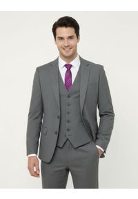 Klasyczny Krawat Klubowy - Alties - Fioletowy w Prążek. Kolor: fioletowy. Materiał: tkanina. Wzór: prążki. Styl: klasyczny #4