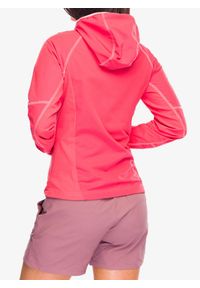 columbia - Kurtka softshell damska Columbia Sweet As Softshell Hoodie. Kolor: czerwony. Materiał: softshell. Sport: turystyka piesza