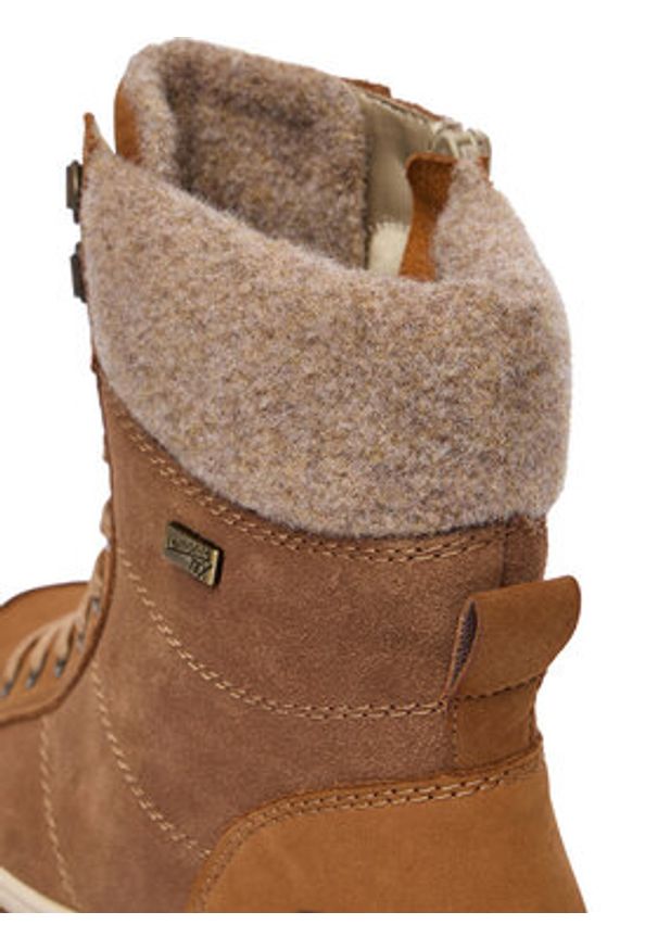 Remonte Trzewiki CEO-D2U70-20 Brązowy. Kolor: brązowy. Materiał: nubuk, skóra