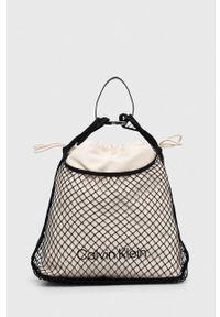 Calvin Klein torebka kolor czarny. Kolor: czarny. Rodzaj torebki: na ramię #1