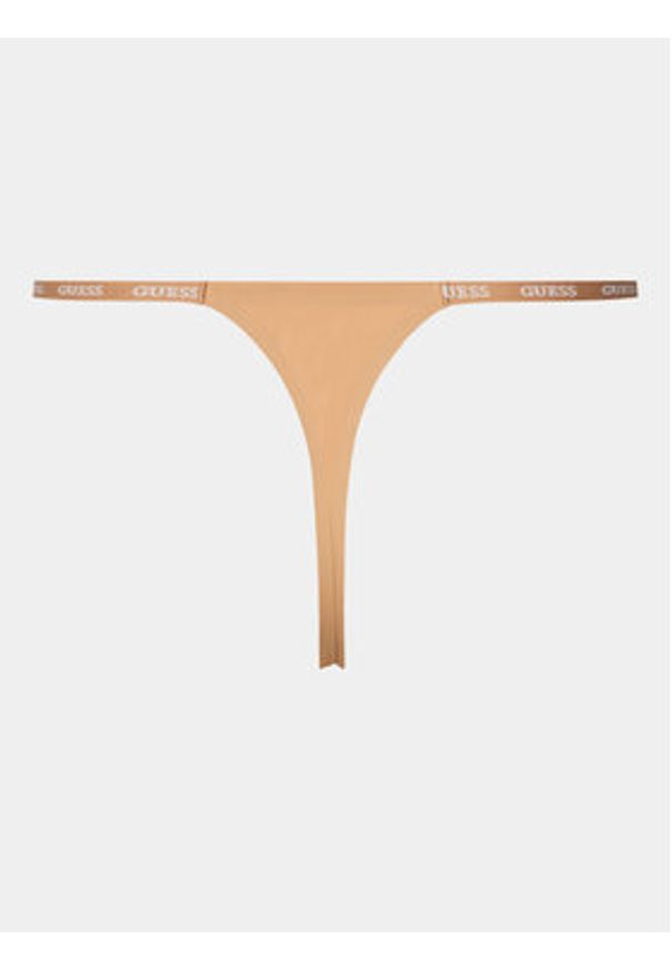 Guess Stringi O3YE02 KBS50 Beżowy. Kolor: beżowy. Materiał: bawełna
