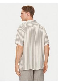 Jack & Jones - Jack&Jones Koszula Jeff 12249367 Beżowy Relaxed Fit. Kolor: beżowy. Materiał: wiskoza #4