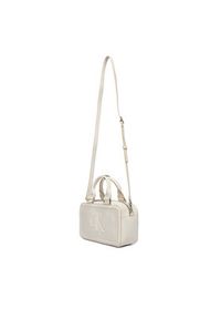 Calvin Klein Torebka Bold Ck Elongated Mini Tote LV04F3411G Biały. Kolor: biały. Materiał: skórzane #4