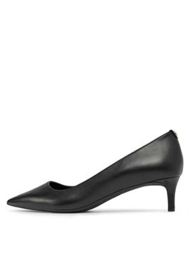 MICHAEL Michael Kors Czółenka Alina Flex Kitten Pump 40R3ALMP1L Czarny. Kolor: czarny. Materiał: skóra. Obcas: na szpilce