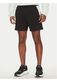 EA7 Emporio Armani Szorty materiałowe 7M000269 AF12451 UC001 Czarny Regular Fit. Kolor: czarny. Materiał: bawełna