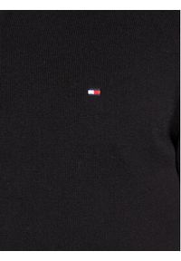 TOMMY HILFIGER - Tommy Hilfiger Sweter Pima MW0MW28049 Czarny Regular Fit. Kolor: czarny. Materiał: bawełna #3