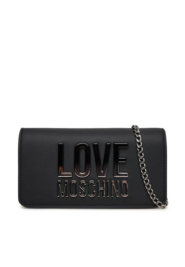 Love Moschino - LOVE MOSCHINO Torebka JC5728PP0MKD000B Czarny. Kolor: czarny. Materiał: skórzane