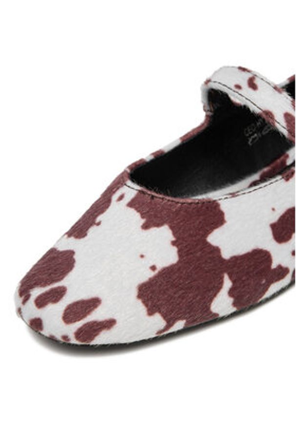 Jenny - JENNY Baleriny CEO-HY23066-3 Brązowy. Kolor: brązowy. Materiał: materiał