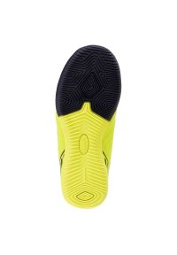 Buty piłkarskie Huari Pallo Jr 92800402381 żółte. Zapięcie: rzepy. Kolor: żółty. Materiał: syntetyk, guma. Sport: piłka nożna