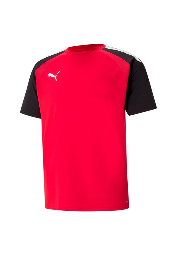 Koszulka sportowa męska Puma Teampacer. Kolor: czerwony, wielokolorowy, czarny. Materiał: poliester. Długość rękawa: krótki rękaw. Długość: krótkie
