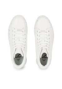 Calvin Klein Jeans Sneakersy Bold Vulc Flatf Mid Laceup Wn YW0YW01230 Biały. Kolor: biały #4