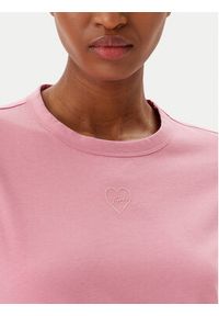 BOSS T-Shirt C_Elogo_21 50540260 Różowy Slim Fit. Kolor: różowy. Materiał: bawełna #2