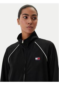 Tommy Jeans Bluza Badge DW0DW21930 Czarny Regular Fit. Kolor: czarny. Materiał: syntetyk #4