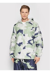 Adidas - Kurtka przejściowa adidas. Kolor: zielony. Materiał: syntetyk #1